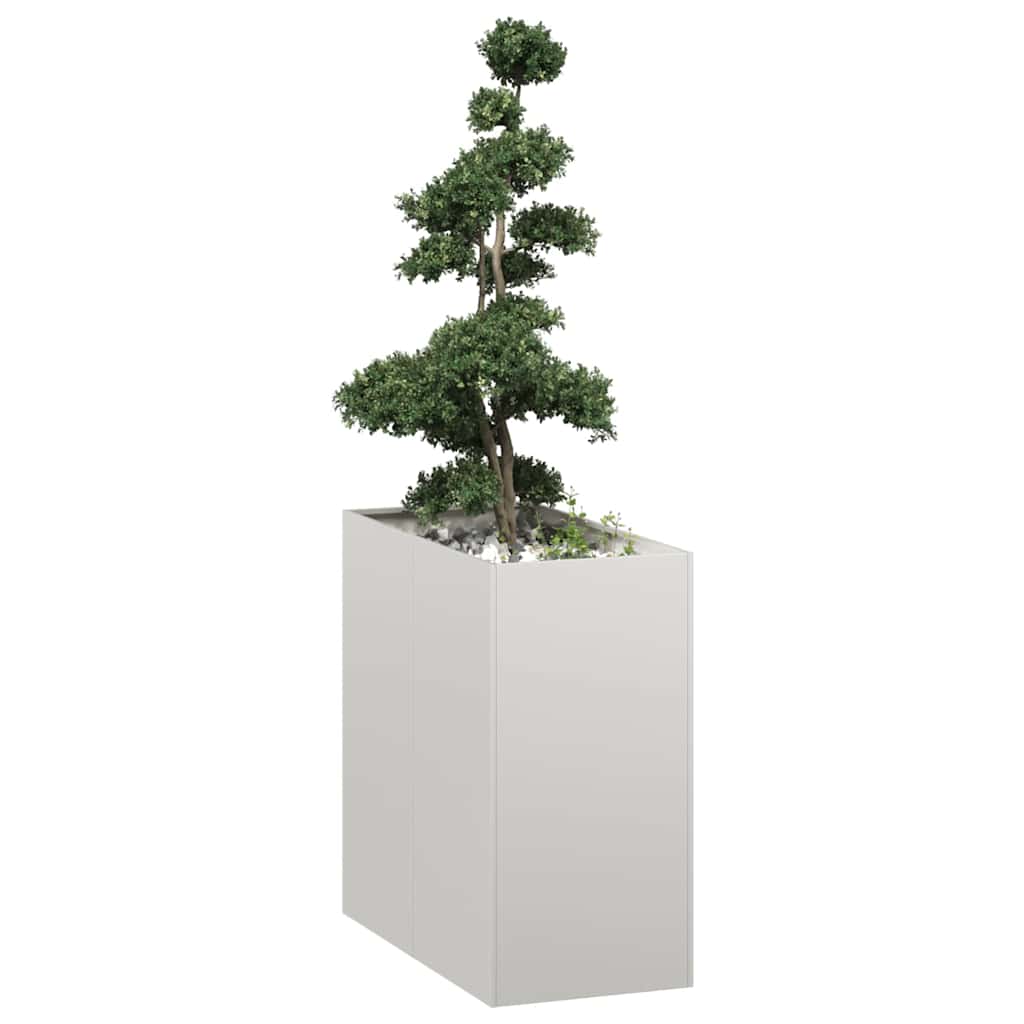 Planter Steel Depth 80 cm Height 80 cm Stainless steel 40 cm