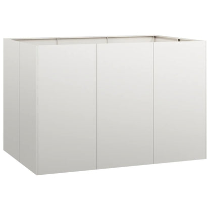 vidaXL Planter 120x80x80 cm Stainless Steel 2