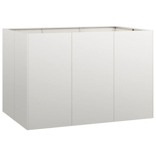 vidaXL Planter 120x80x80 cm Stainless Steel 2