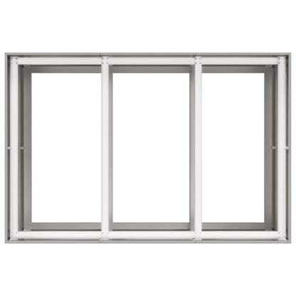 vidaXL Planter 120x80x80 cm Stainless Steel 5