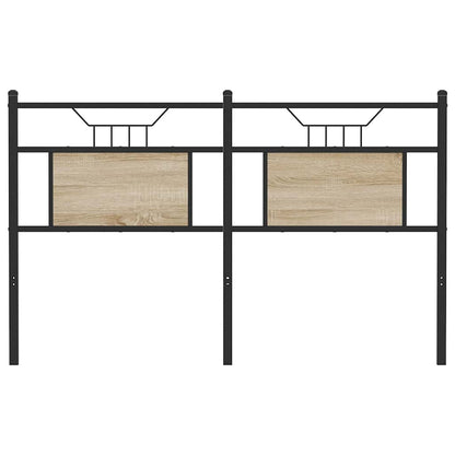 Replace Headboard Engineered Wood and Steel Sonoma oak 150 cm
