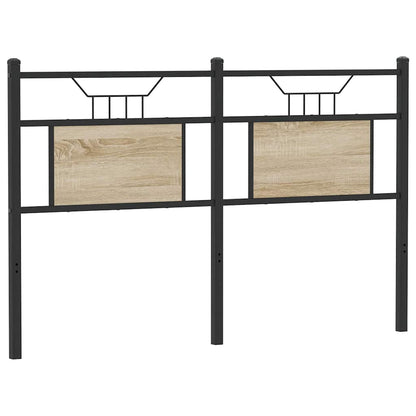 Replace Headboard Engineered Wood and Steel Sonoma oak 150 cm