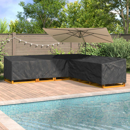 Furniture Cover 420D Oxford Fbric L-Shape 420D Oxford Fabric 325 cm 325 cm Middle version
