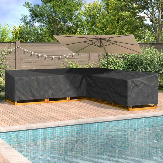 Furniture Cover 420D Oxford Fbric L-Shape 420D Oxford Fabric 325 cm 325 cm Middle version