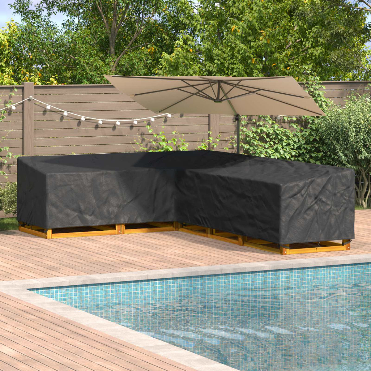 Furniture Cover 420D Oxford Fbric L-Shape 420D Oxford Fabric 355 cm 275 cm Right version