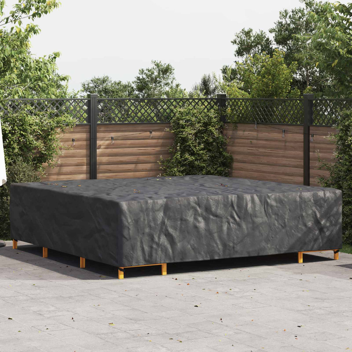 Furniture Cover Plain Black 420D 420D Oxford Fabric Height 70 cm 300 cm 300 cm