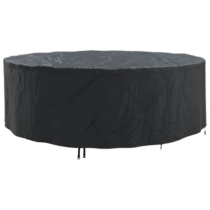 Furniture Cover 420D Oxford Fbric Round Black 420D Oxford Fabric 279 cm 71 cm 279 cm