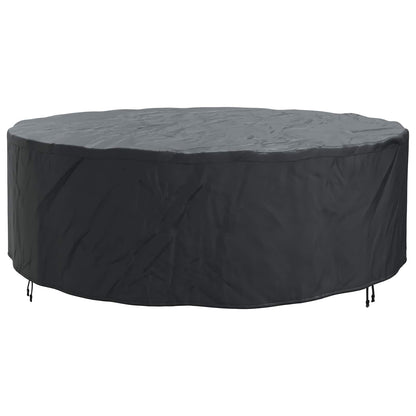 Furniture Cover 600D Oxford Fbric Round Black 600D Oxford Fabric 279 cm 71 cm 279 cm