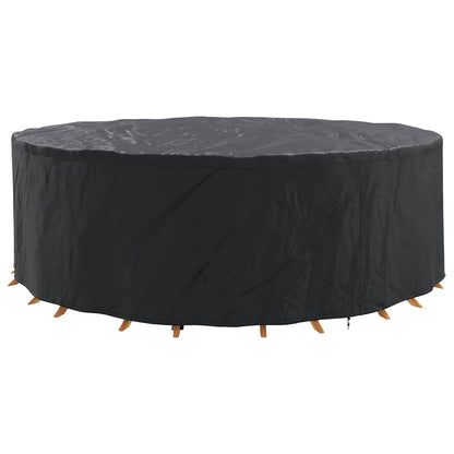 Furniture Cover 600D Oxford Fbric Round Black 600D Oxford Fabric 279 cm 71 cm 279 cm