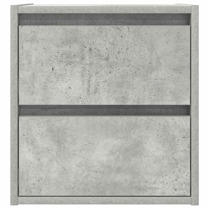 Wall-mounted Bedside Cabinet 38x34x40 cm Concrete grey 2