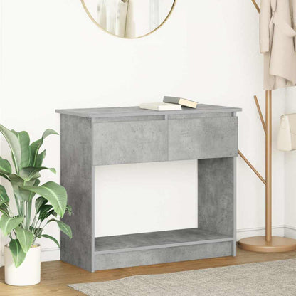 Console Table with Drawers 85,5x38,5x74,5 cm Concrete grey