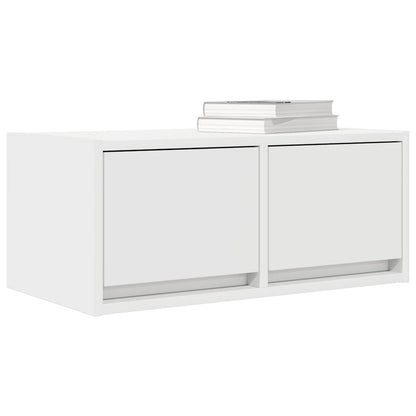 TV Cabinets 60x31x25.5 cm Engineered Wood 2 pcs White 60 x 31 x 25.5 cm