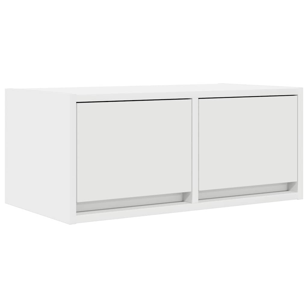 TV Cabinets 60x31x25.5 cm Engineered Wood 2 pcs White 60 x 31 x 25.5 cm