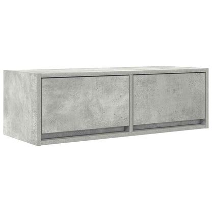 TV Cabinet 80x31x25.5 cm Engineered Wood Concrete grey