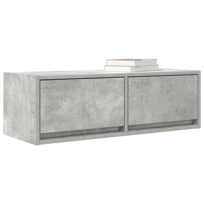 TV Cabinet 80x31x25.5 cm Engineered Wood Concrete grey