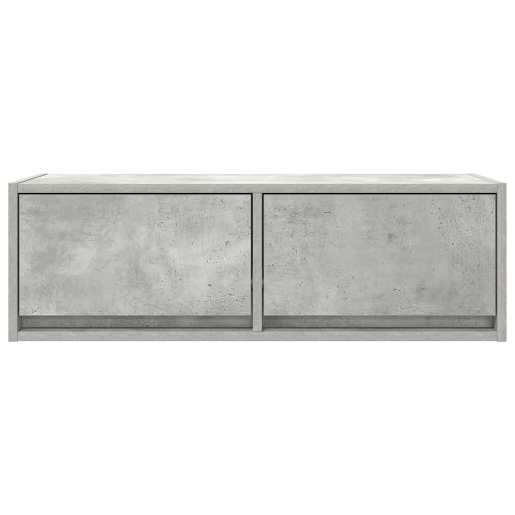 TV Cabinet 80x31x25.5 cm Engineered Wood Concrete grey