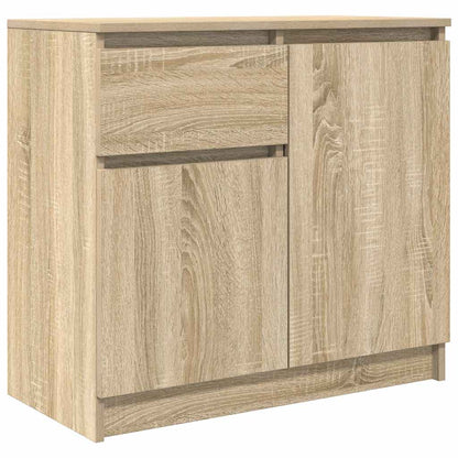 Sideboard with Drawer 71x35x65 cm Engineered Wood Sonoma oak
