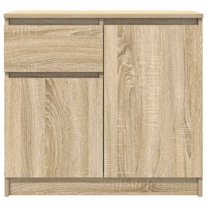 Sideboard with Drawer 71x35x65 cm Engineered Wood Sonoma oak