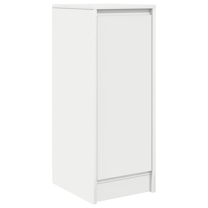 Sideboard 29,5x34x76 cm Engineered Wood White