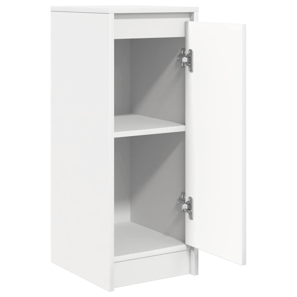 Sideboard 29,5x34x76 cm Engineered Wood White