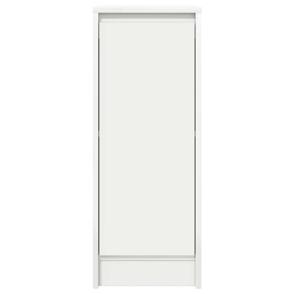 Sideboard 29,5x34x76 cm Engineered Wood White