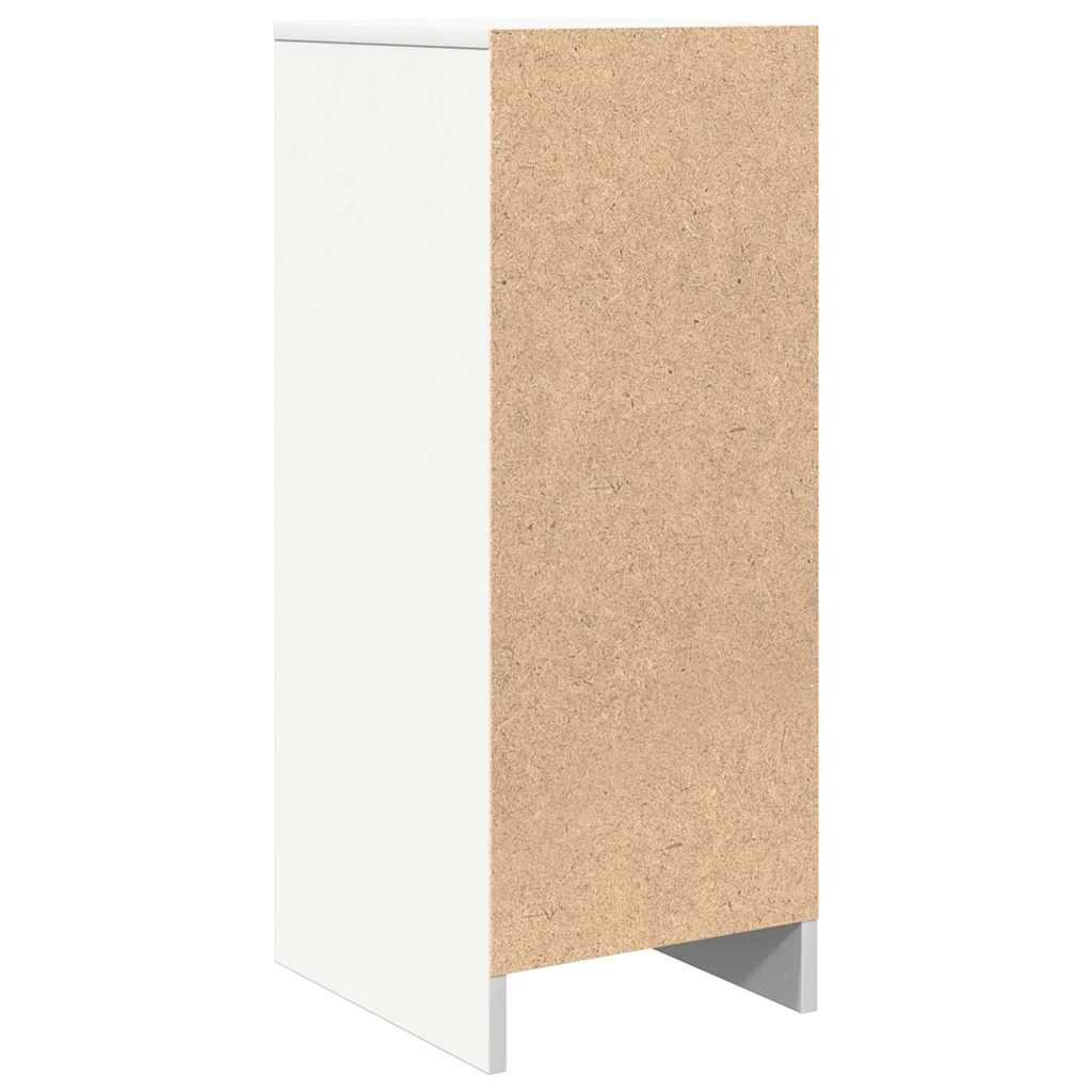 Sideboard 29,5x34x76 cm Engineered Wood White