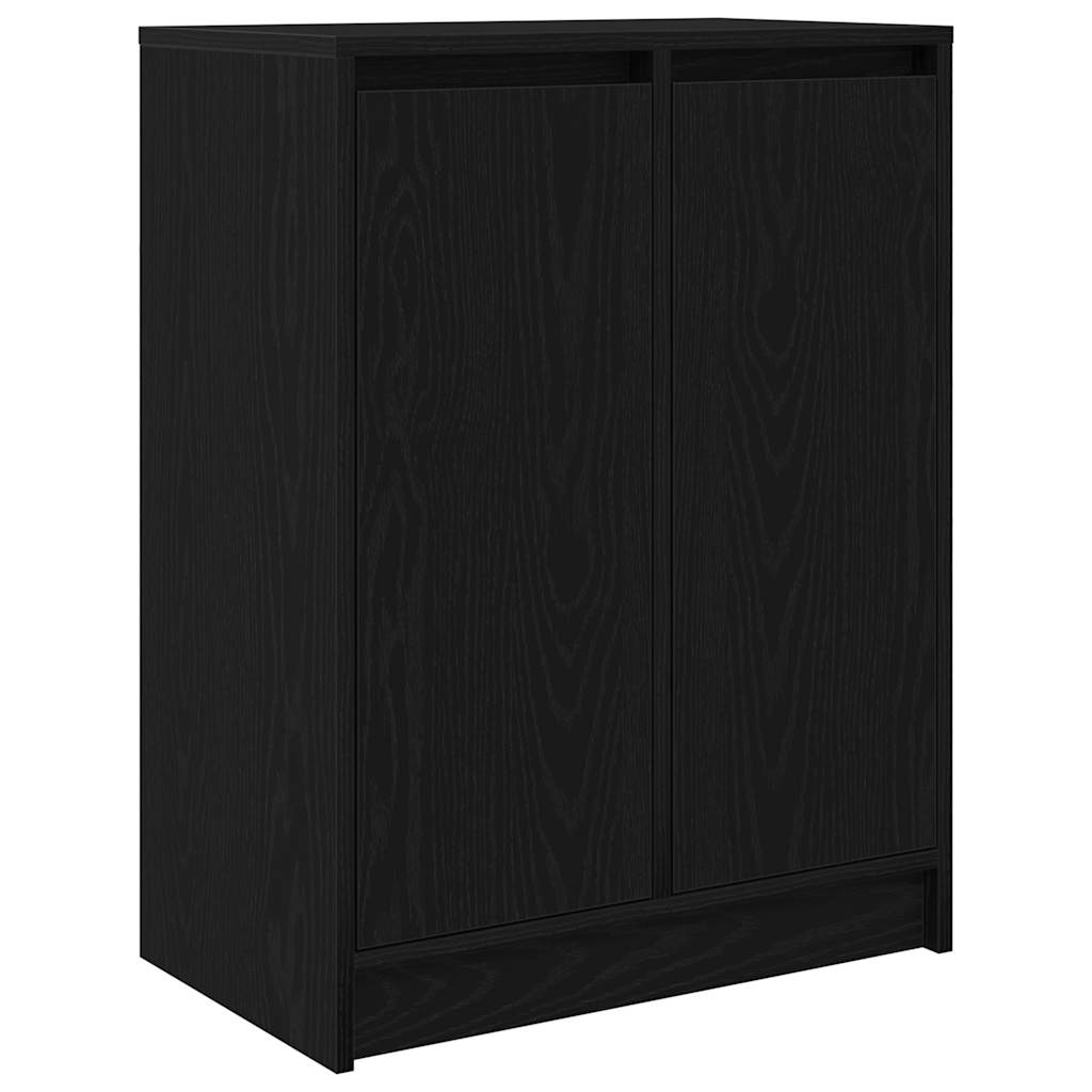 Sideboard 57x34x76 cm Engineered Wood Black oak