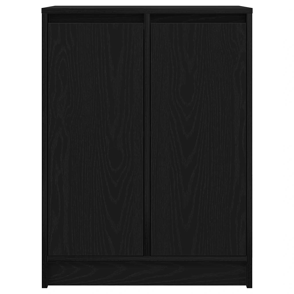 Sideboard 57x34x76 cm Engineered Wood Black oak