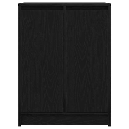 Sideboard 57x34x76 cm Engineered Wood Black oak