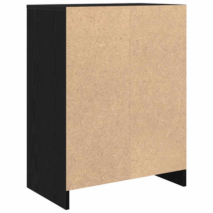 Sideboard 57x34x76 cm Engineered Wood Black oak