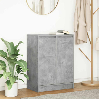 Sideboard 57x34x76 cm Engineered Wood Concrete grey