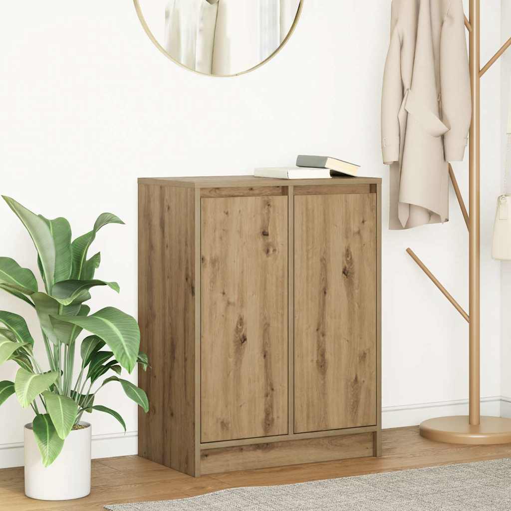 Sideboard 57x34x76 cm Engineered Wood Artisan oak