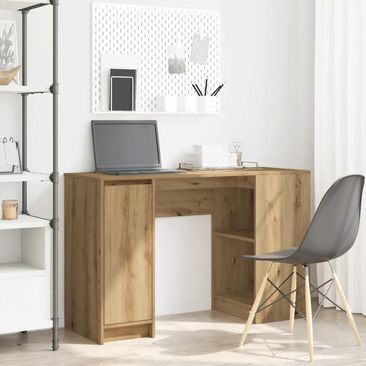 Desk 120x42x76 cm Engineered Wood Artisan oak