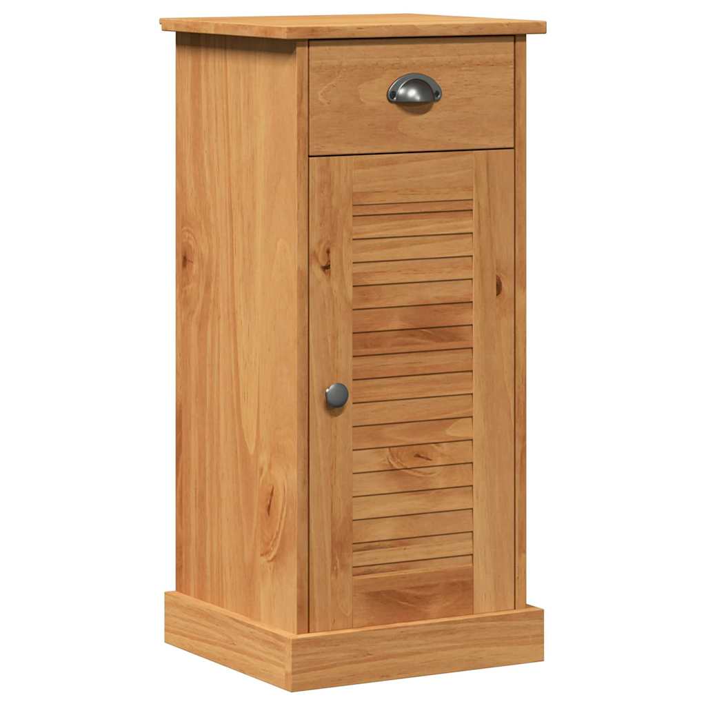 vidaXL Bathroom Furniture Set VIGO 3 pcs Honey Brown Solid Pine Wood 6