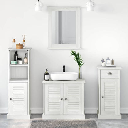 vidaXL Bathroom Furniture Set VIGO 5 pcs Solid Pine Wood