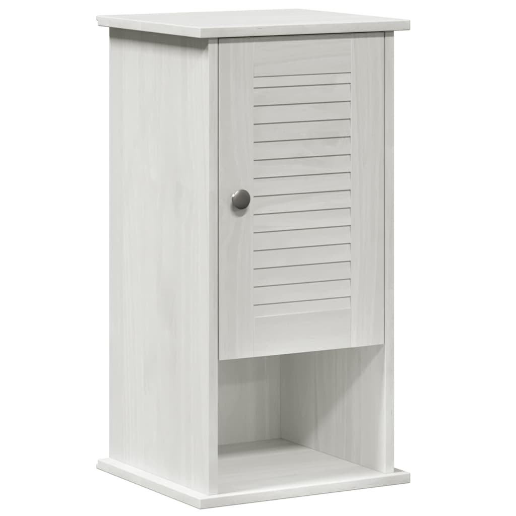 vidaXL Bathroom Furniture Set VIGO 5 pcs Antique White Solid Pine Wood 6