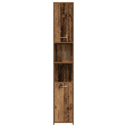 4 Piece Bathroom Furniture Set Engineered Wood Old wood