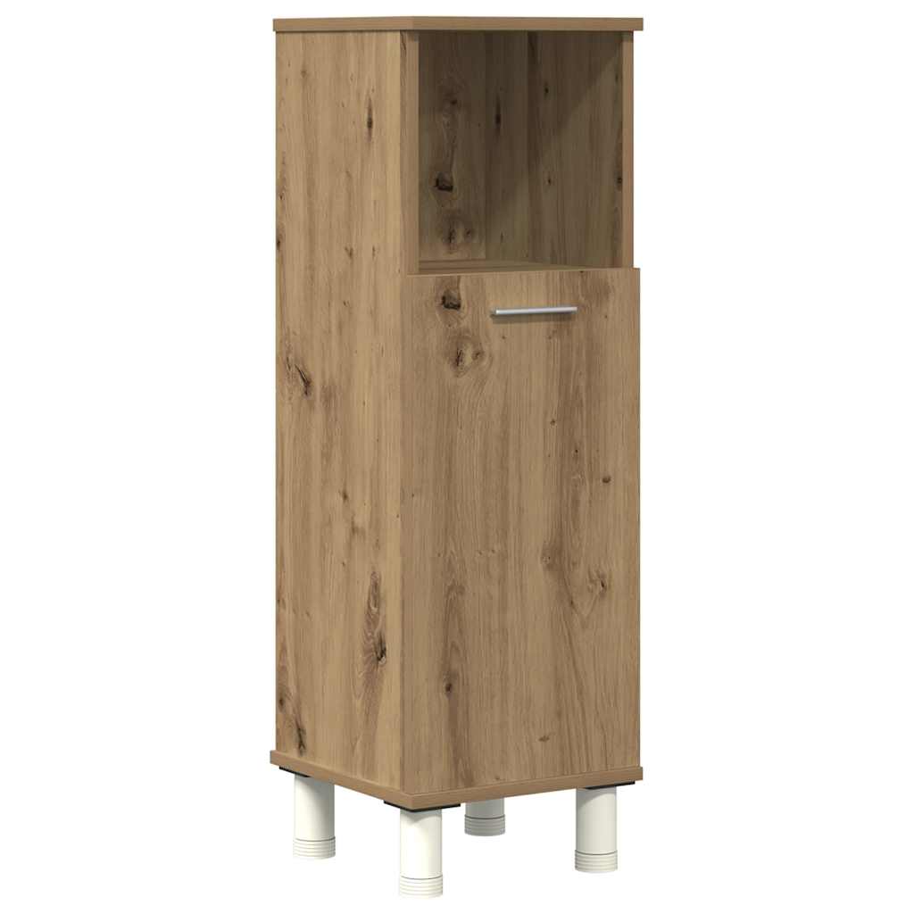 vidaXL 4 Piece Bathroom Furniture Set Artisan Oak Engineered Wood 4
