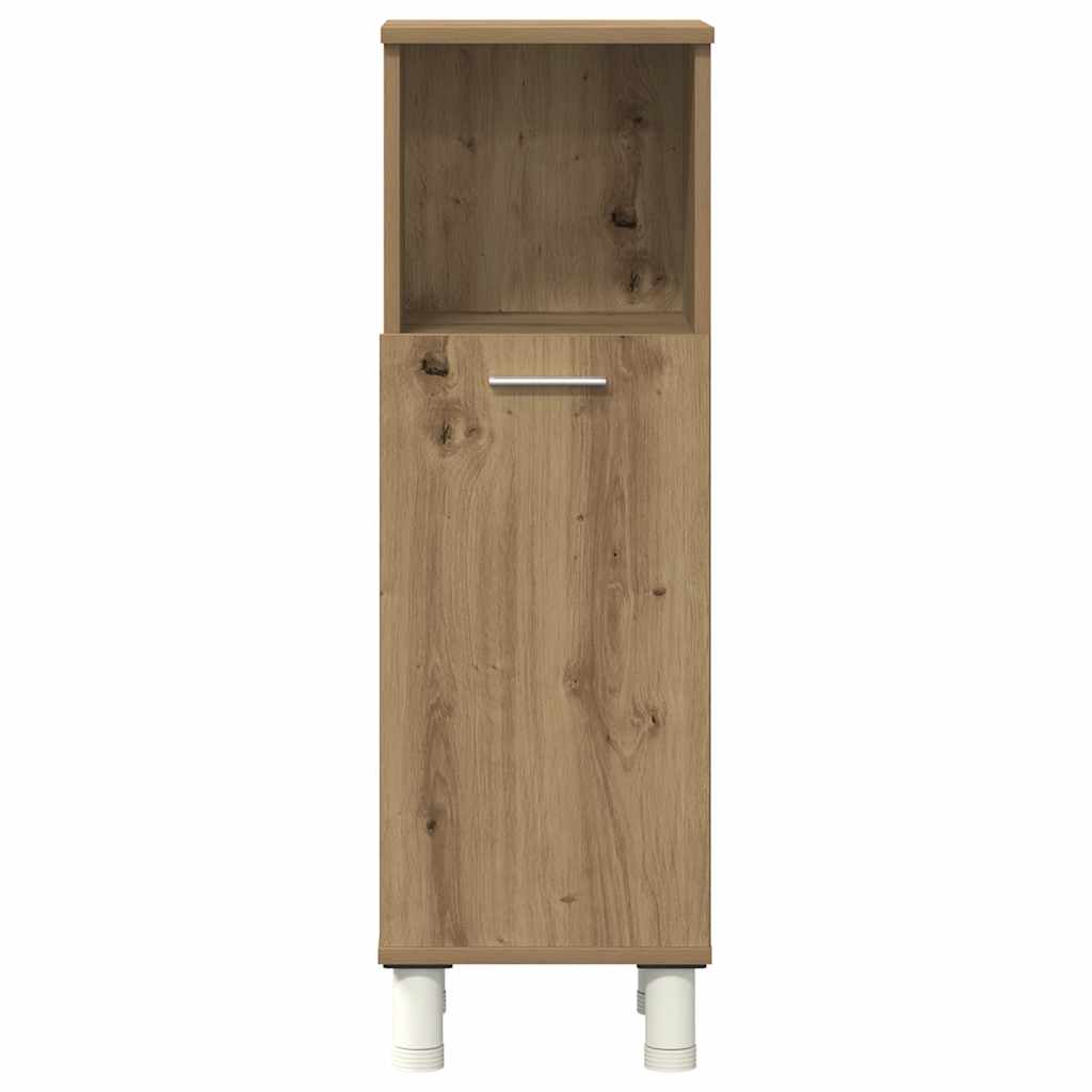 vidaXL 4 Piece Bathroom Furniture Set Artisan Oak Engineered Wood 5