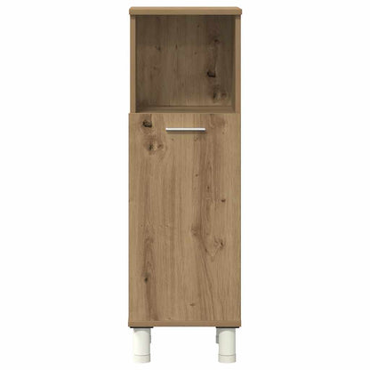 vidaXL 4 Piece Bathroom Furniture Set Artisan Oak Engineered Wood 5