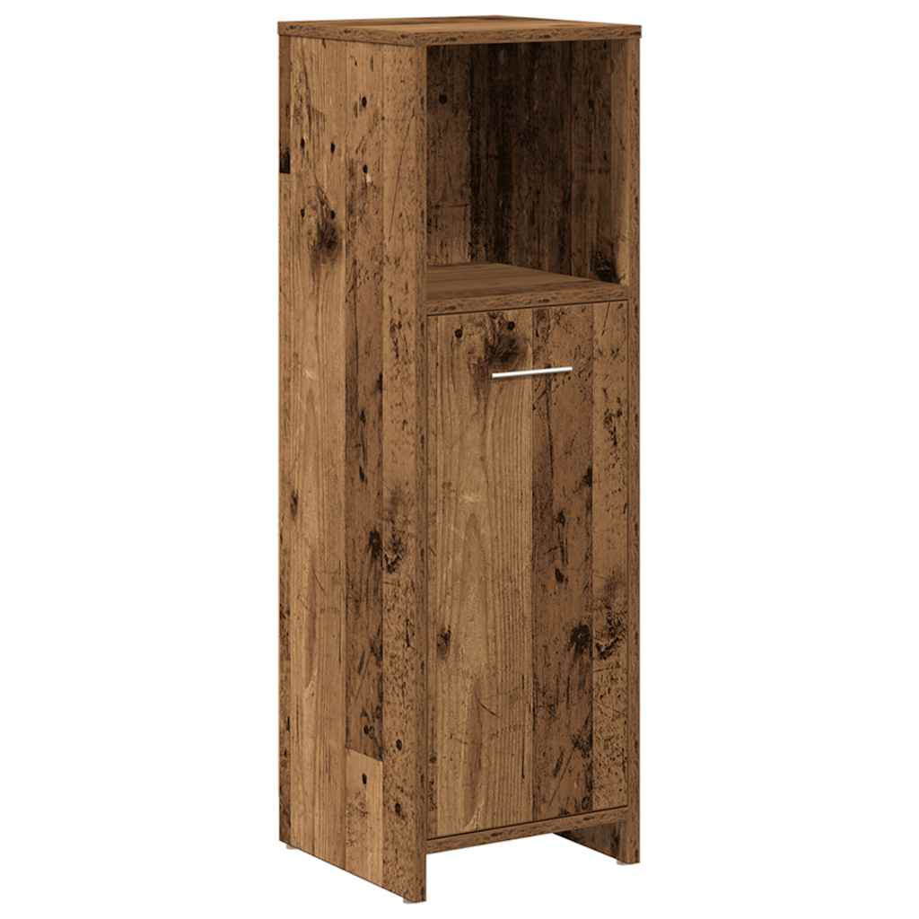 3 Piece Bathroom Furniture Set Engineered Wood Old wood