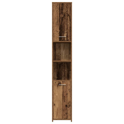 3 Piece Bathroom Furniture Set Engineered Wood Old wood