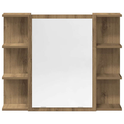 vidaXL 3 Piece Bathroom Furniture Set Artisan Oak Engineered Wood 6