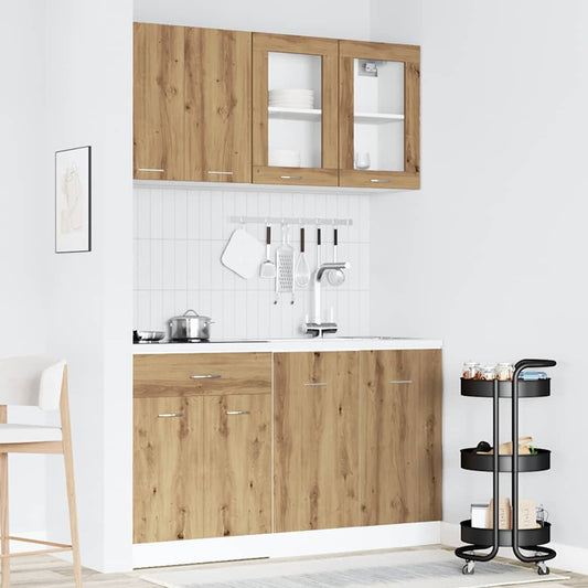 Kitchen Unit LYON 4 pcs Engineered Wood artisian oak