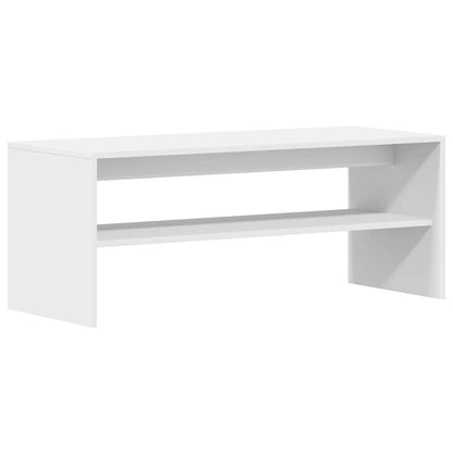 TV Cabinet 100x40x40 cm Engineered Wood White