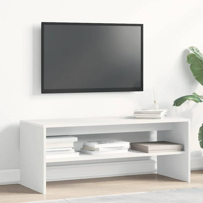TV Cabinet 100x40x40 cm Engineered Wood White