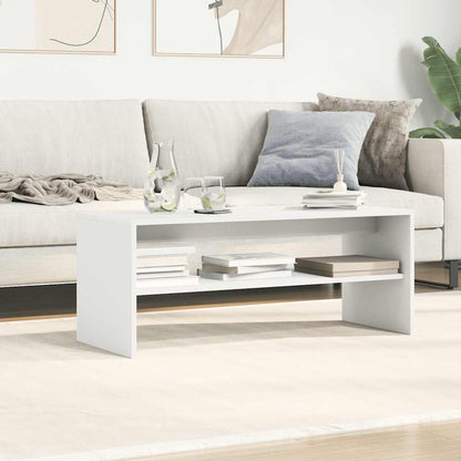 TV Cabinet 100x40x40 cm Engineered Wood White