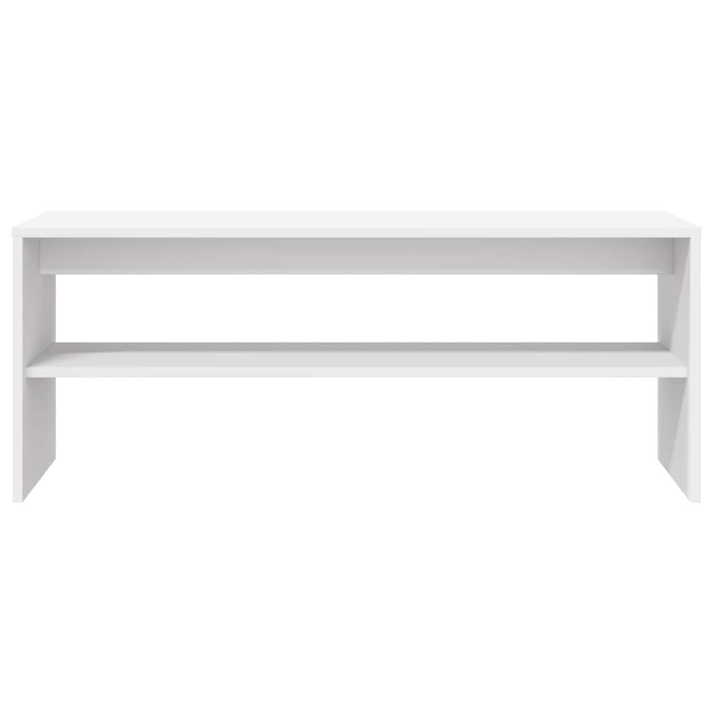 TV Cabinet 100x40x40 cm Engineered Wood White