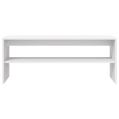 TV Cabinet 100x40x40 cm Engineered Wood White