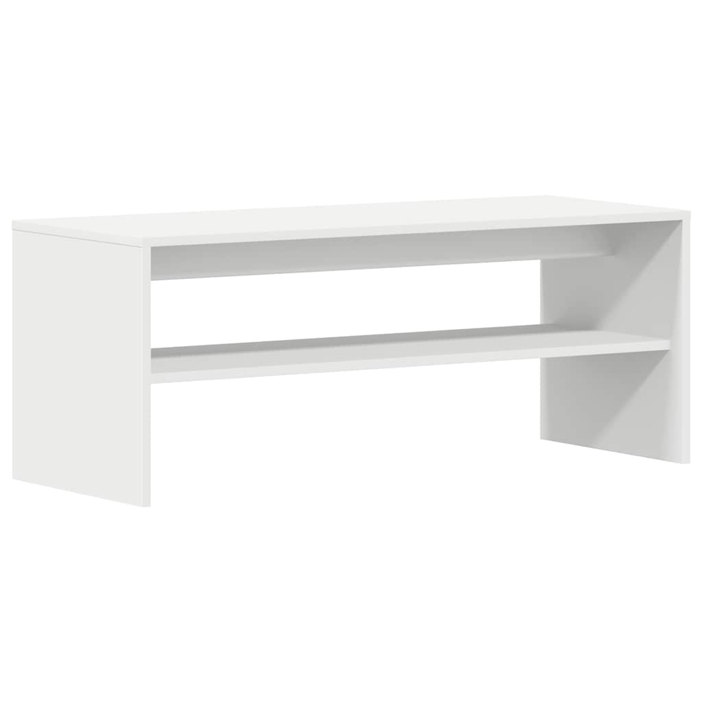 TV Cabinet 100x40x40 cm Engineered Wood White
